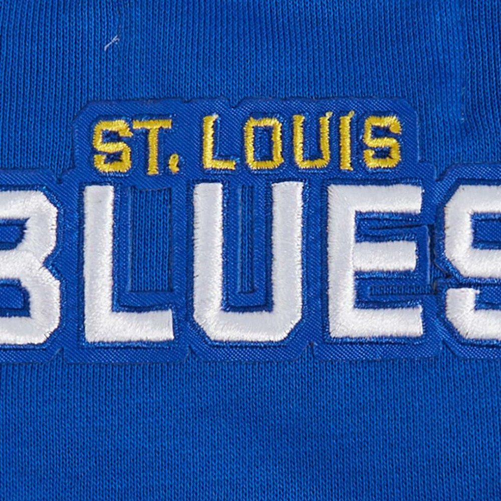 St. Louis Blues - Pro Standard Women's Area Code Cropped Pullover Sweatshirt Blue