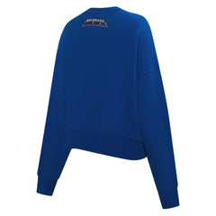 Colorado Avalanche - Pro Standard Women's Area Code Cropped Pullover Sweatshirt Blue