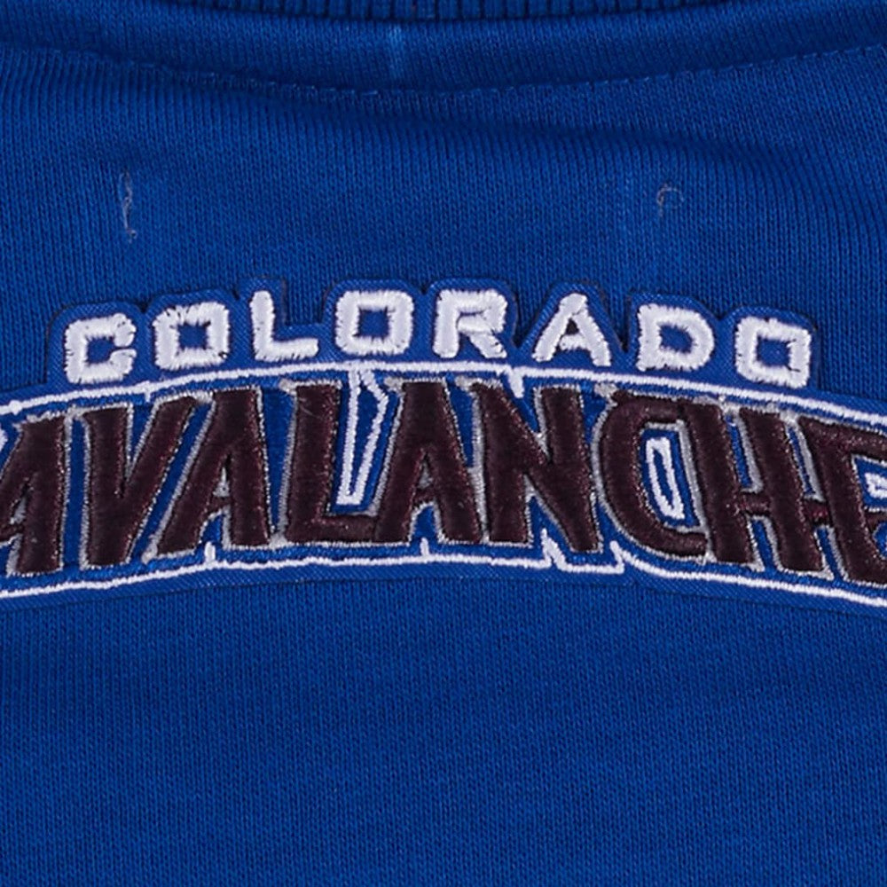 Colorado Avalanche - Pro Standard Women's Area Code Cropped Pullover Sweatshirt Blue