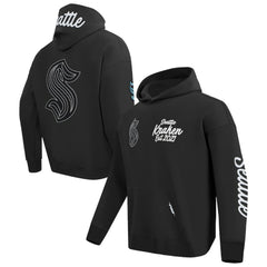 Seattle Kraken Pro Standard Paint the City Pullover Hoodie Black