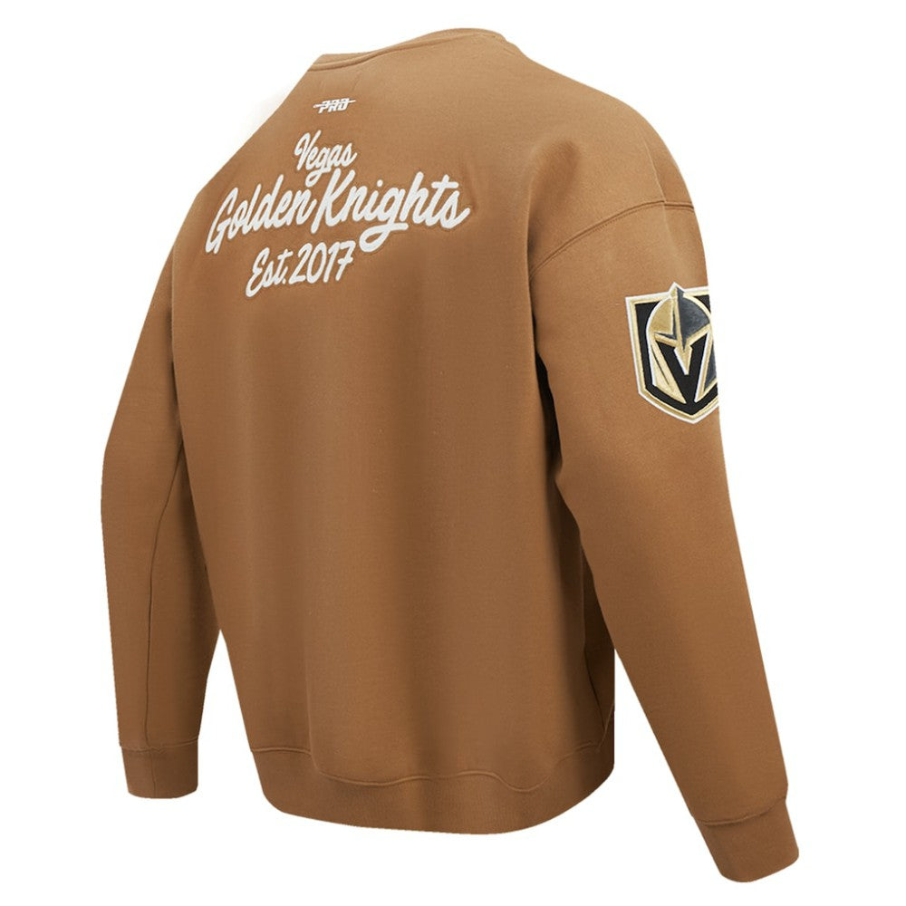Vegas Golden Knights Pro Standard Paint the City Pullover Sweatshirt Brown