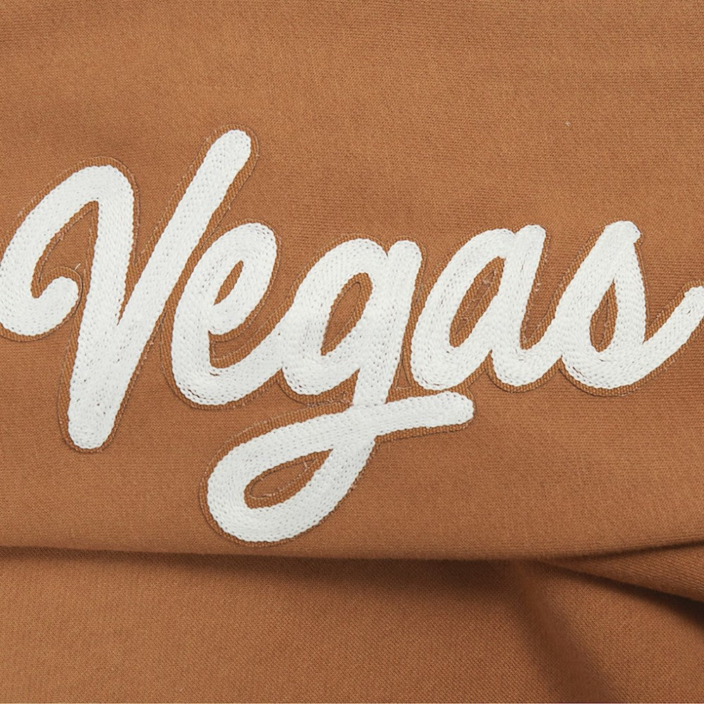 Vegas Golden Knights Pro Standard Paint the City Pullover Sweatshirt Brown