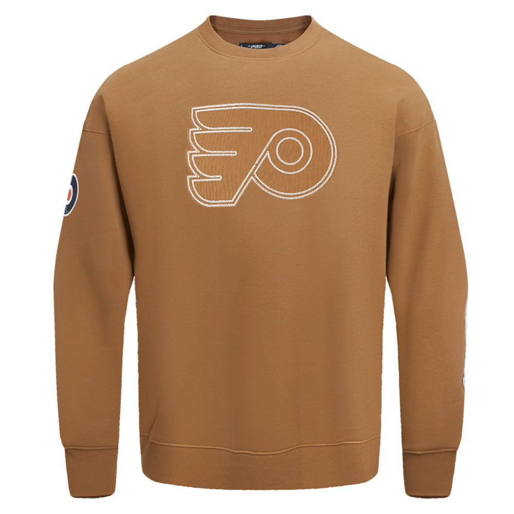Philadelphia Flyers - Pro Standard Paint the City Pullover Sweatshirt Brown