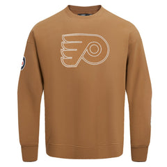 Philadelphia Flyers - Pro Standard Paint the City Pullover Sweatshirt Brown