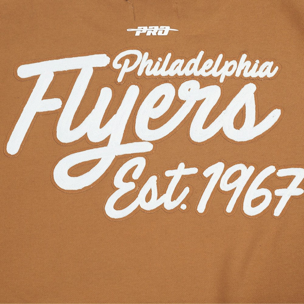 Philadelphia Flyers - Pro Standard Paint the City Pullover Sweatshirt Brown