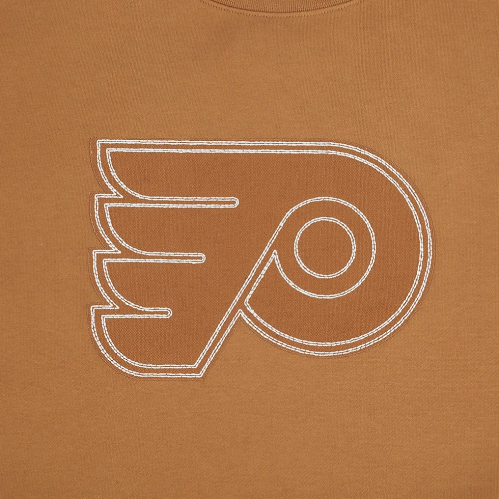 Philadelphia Flyers - Pro Standard Paint the City Pullover Sweatshirt Brown