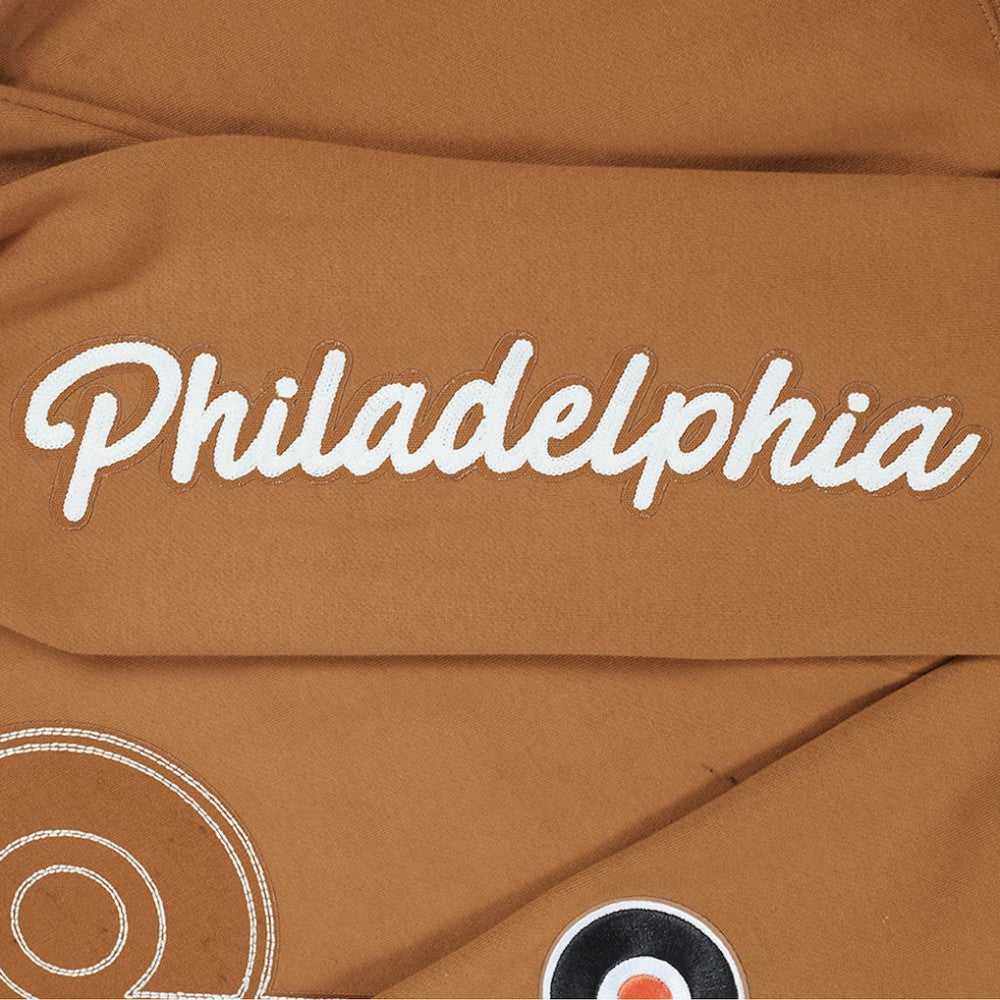 Philadelphia Flyers - Pro Standard Paint the City Pullover Sweatshirt Brown