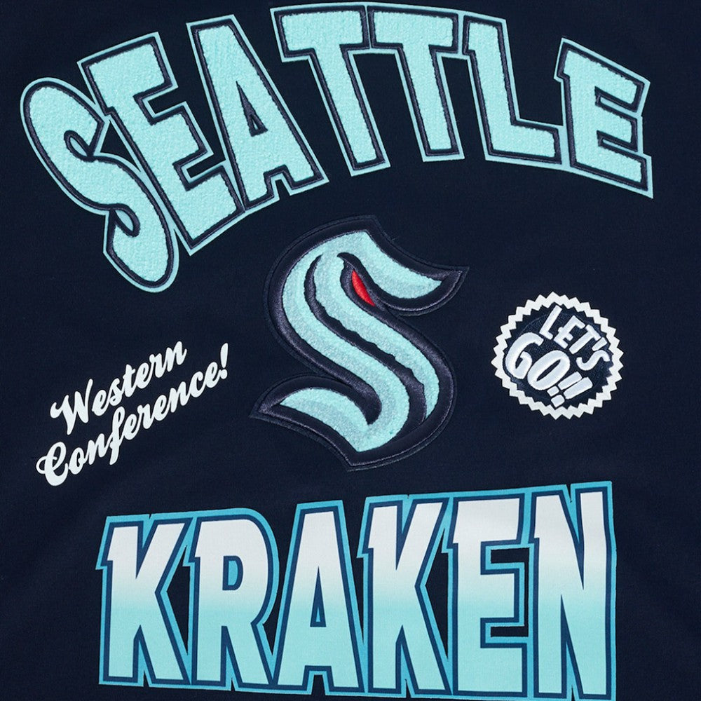 Seattle Kraken Pro Standard Turn It Up T-Shirt Deep Sea Blue