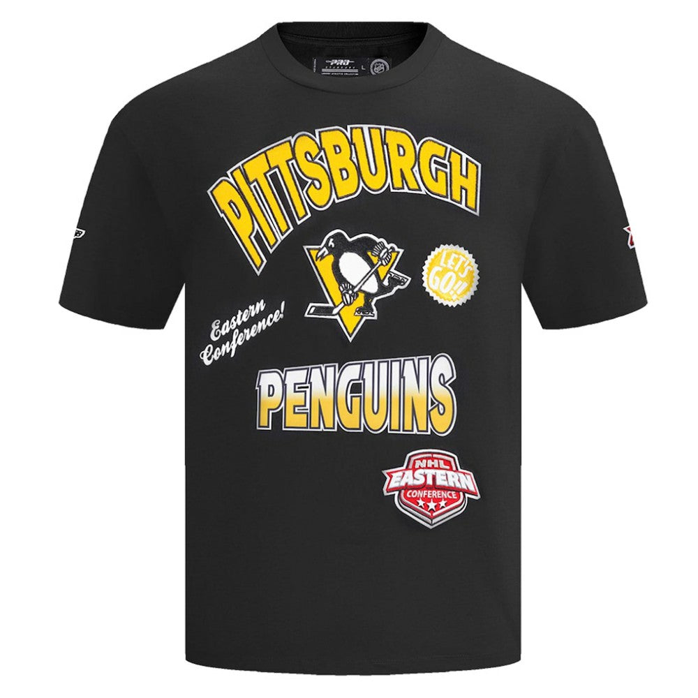 Pittsburgh Penguins Pro Standard Turn It Up T-Shirt Black
