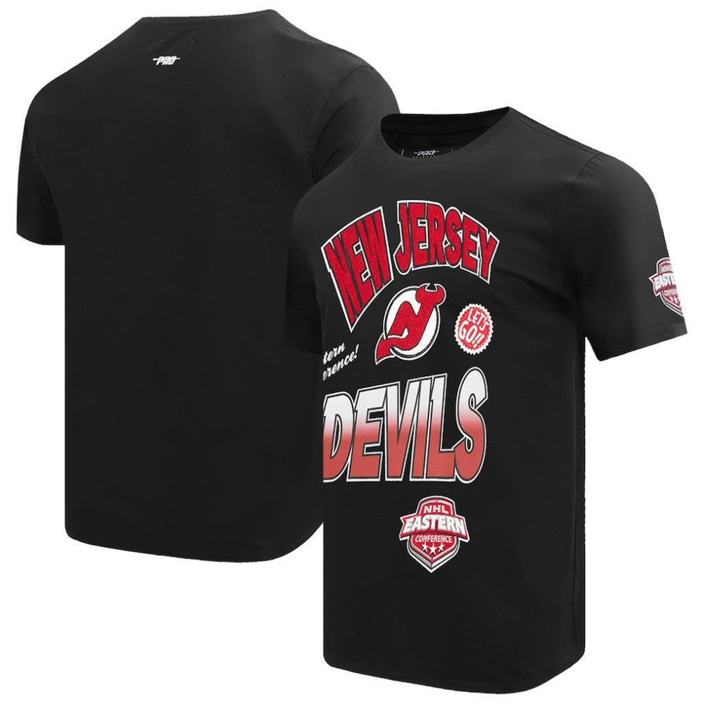 New Jersey Devils - Pro Standard Turn It Up T-Shirt Black