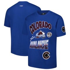 Colorado Avalanche - Pro Standard Turn It Up Dropped Shoulder T-Shirt Blue