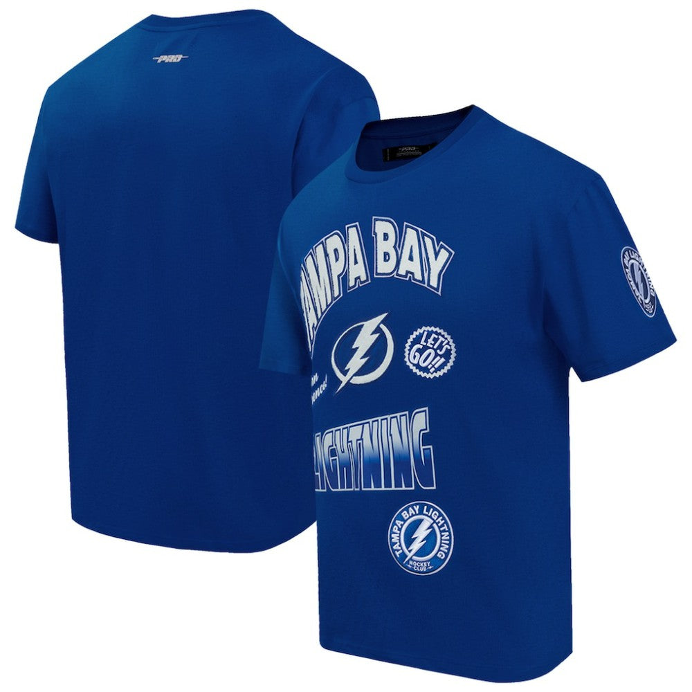 Tampa Bay Lightning - Pro Standard Turn It Up T-Shirt Blue