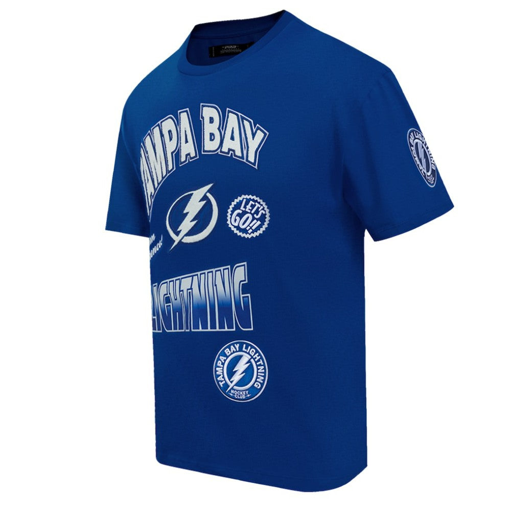 Tampa Bay Lightning - Pro Standard Turn It Up T-Shirt Blue