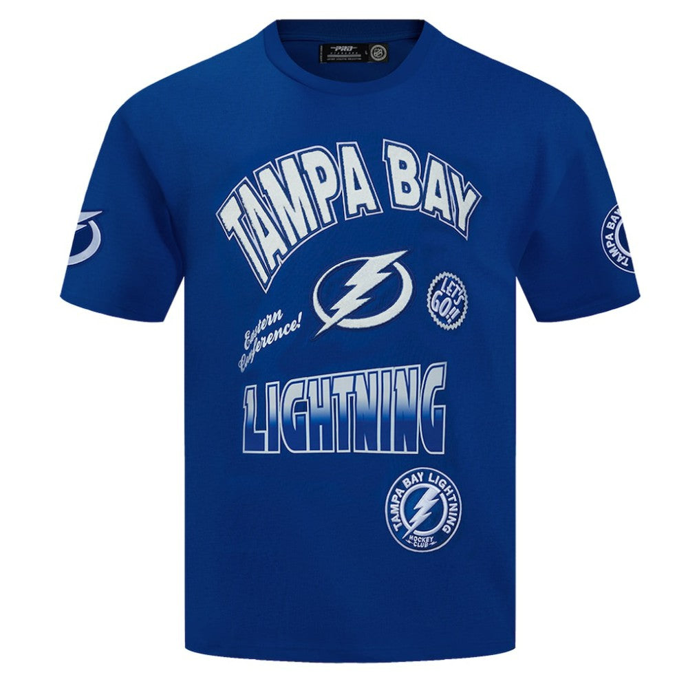 Tampa Bay Lightning - Pro Standard Turn It Up T-Shirt Blue