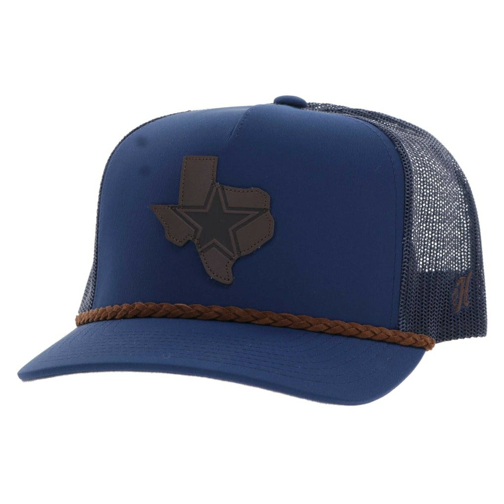 Dallas Cowboys HOOey State Patch Rope Trucker Adjustable Hat Navy - NFL