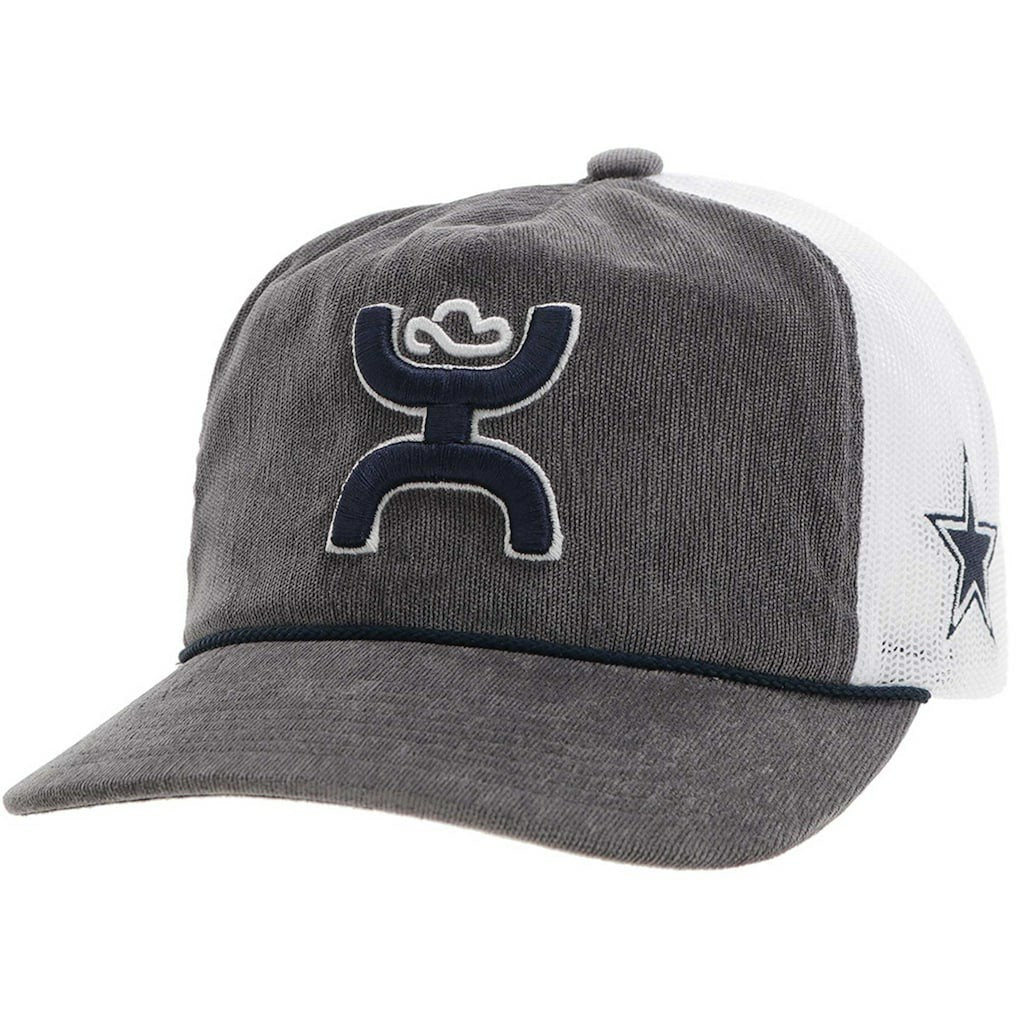 Dallas Cowboys HOOey H Cord Trucker Adjustable Hat Gray - NFL