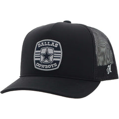 Dallas Cowboys HOOey Patch Rope Trucker Adjustable Hat Black - NFL