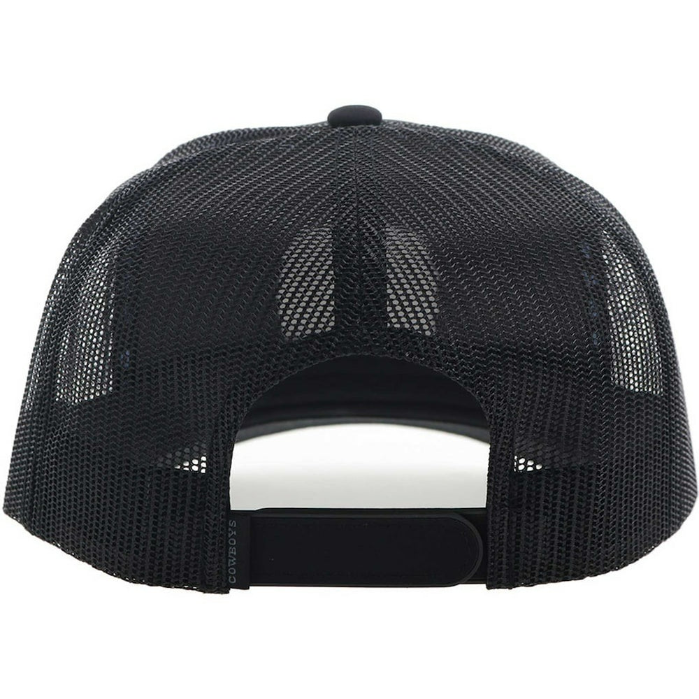 Dallas Cowboys HOOey Patch Rope Trucker Adjustable Hat Black - NFL