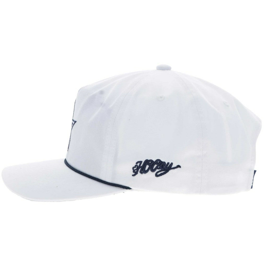 Dallas Cowboys HOOey Star Logo Rope Adjustable Hat White - NFL