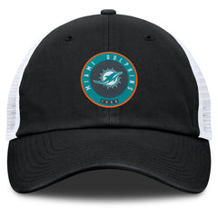 Miami Dolphins Averie Trucker Adjustable Hat Black - Fanatics