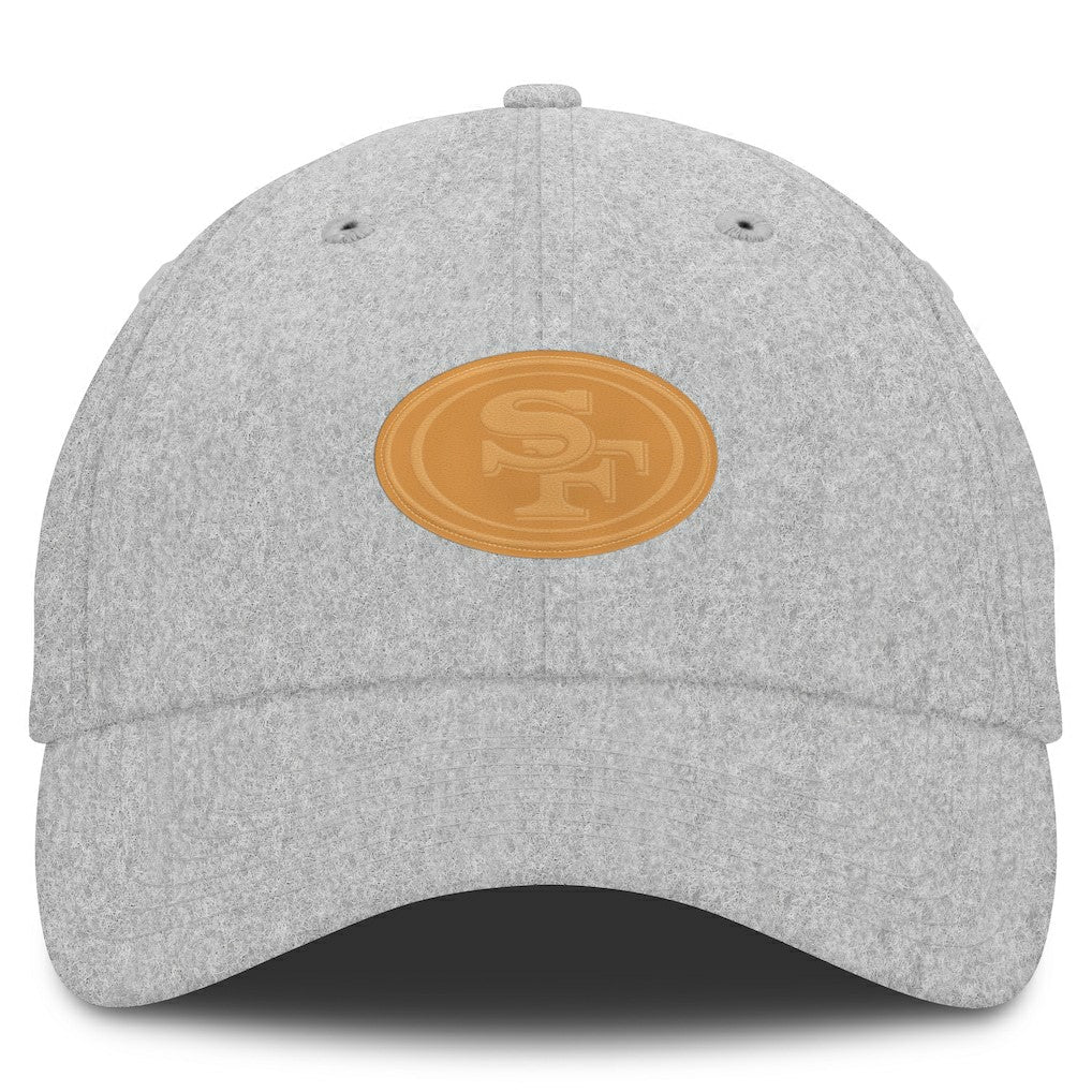 San Francisco 49ers Front Office Adjustable Hat Heather Gray - Fanatics
