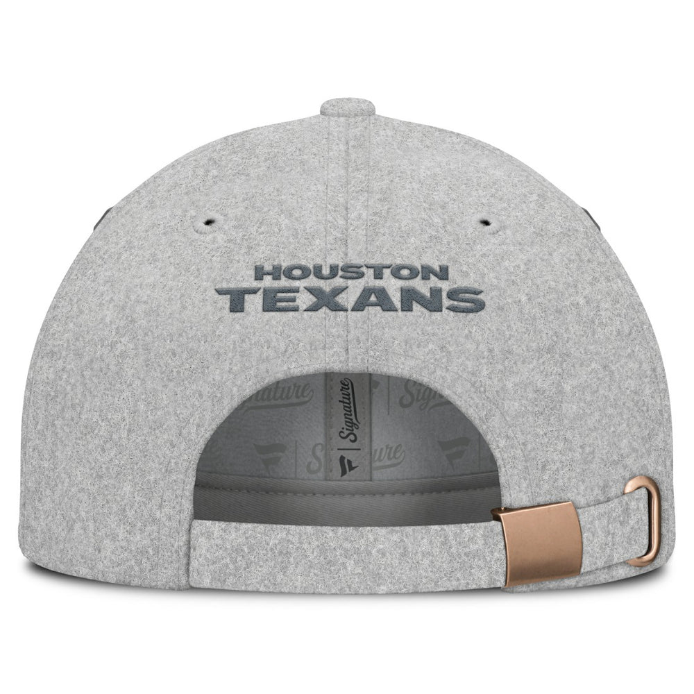 Houston Texans Front Office Adjustable Hat Heather Gray - Fanatics