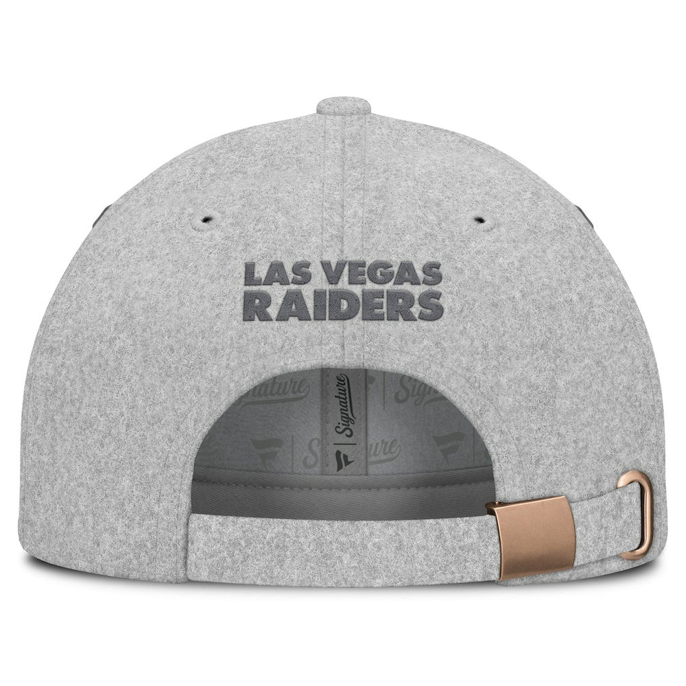 Las Vegas Raiders Front Office Adjustable Hat Heather Gray - Fanatics