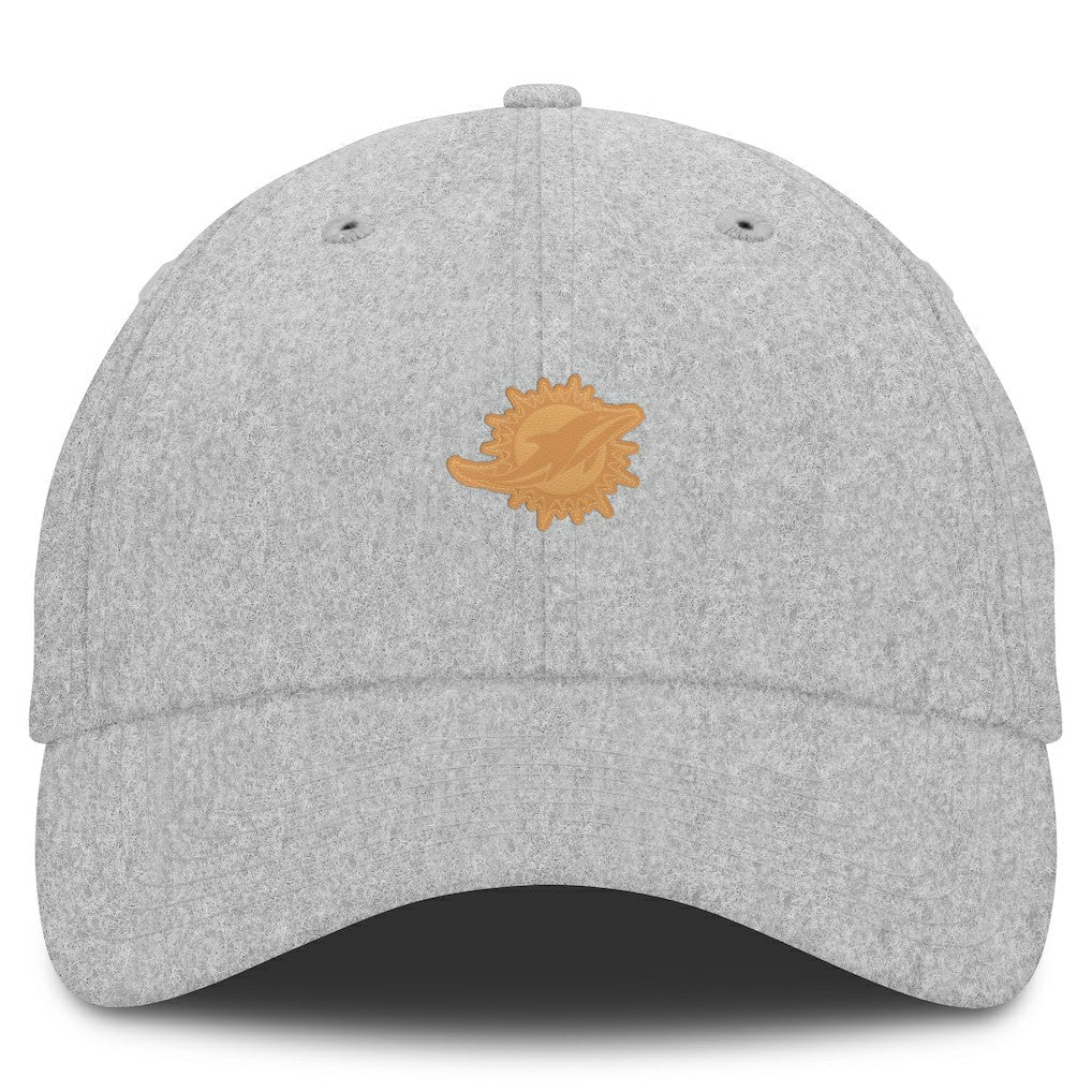 Miami Dolphins Front Office Adjustable Hat Heather Gray - Fanatics