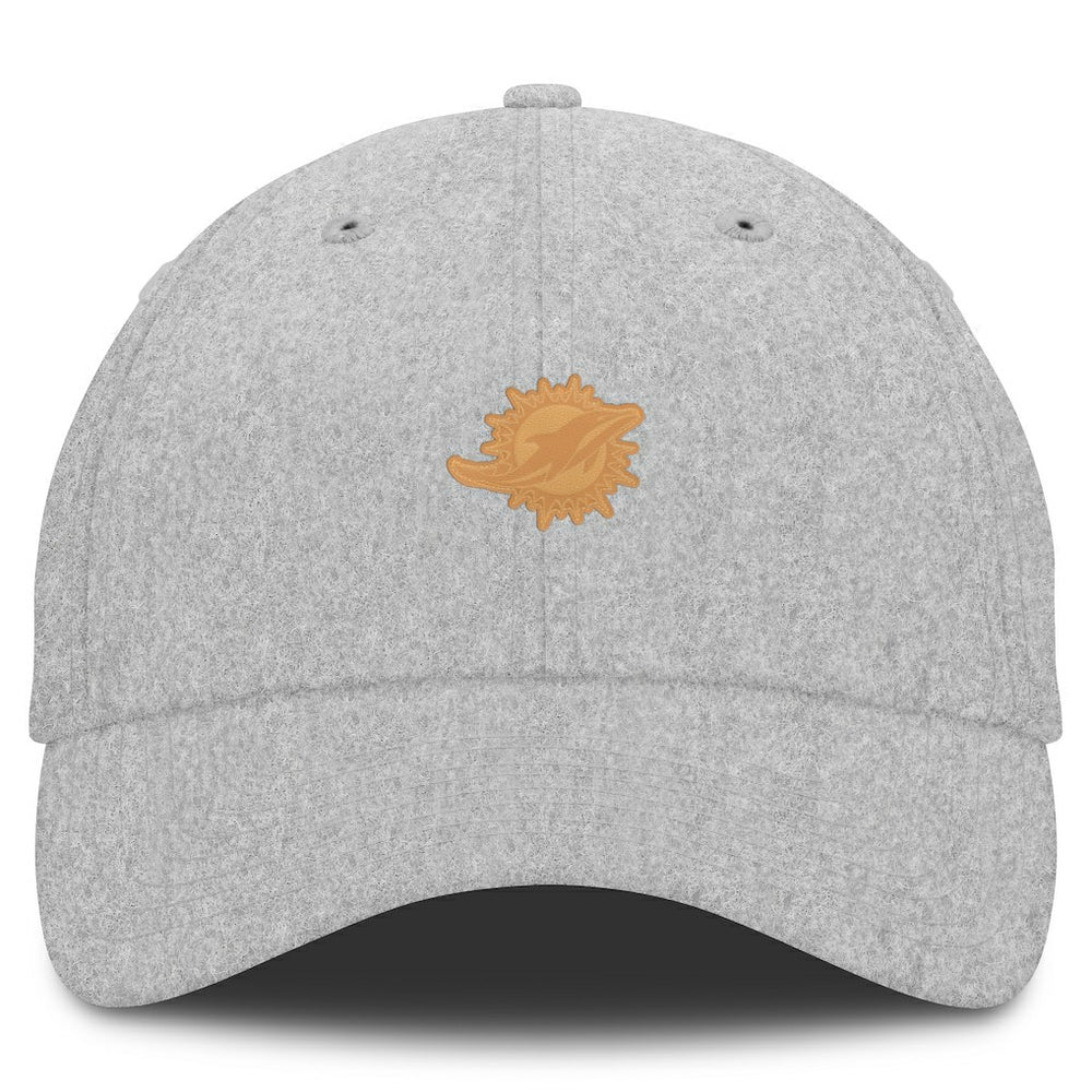 Miami Dolphins Front Office Adjustable Hat Heather Gray - Fanatics