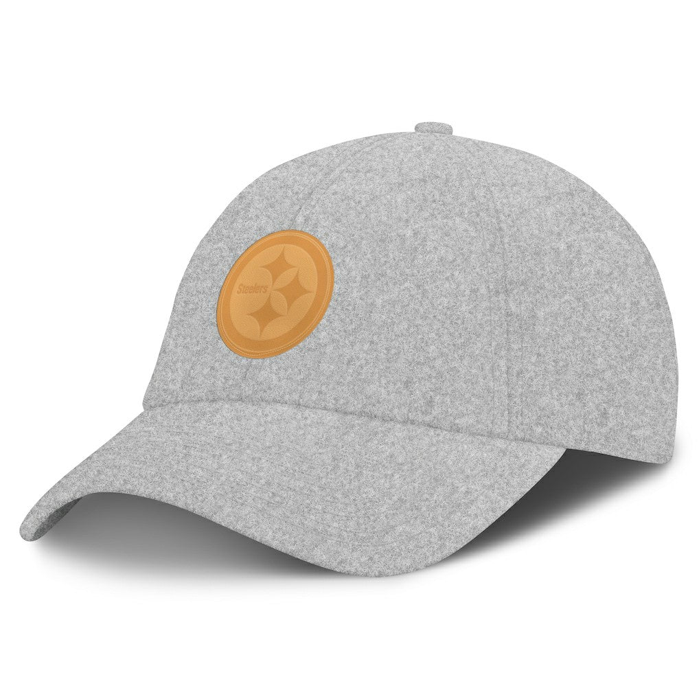 Pittsburgh Steelers Front Office Adjustable Hat Heather Gray - Fanatics