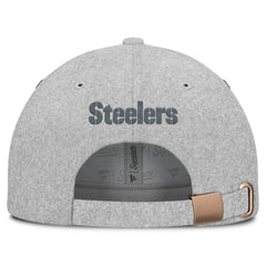 Pittsburgh Steelers Front Office Adjustable Hat Heather Gray - Fanatics