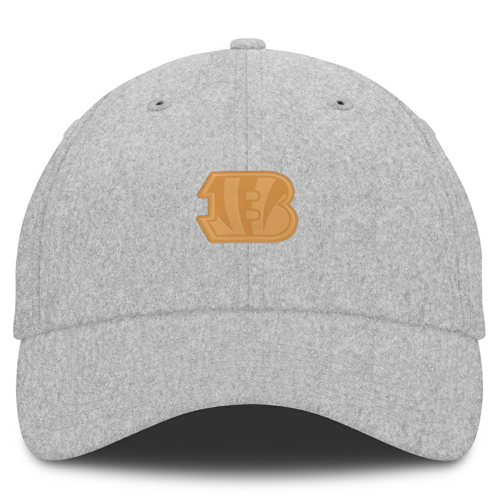 Cincinnati Bengals Front Office Adjustable Hat Heather Gray - Fanatics
