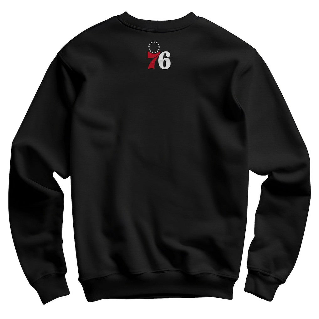 NBA - Philadelphia 76ers Hyperfly Unisex Year of the Dragon Lunar New Year Collection Pullover Sweatshirt - Heather Black