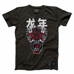 NBA - Toronto Raptors Hyperfly Unisex Year of the Dragon Lunar New Year Collection T-Shirt - Heather Black