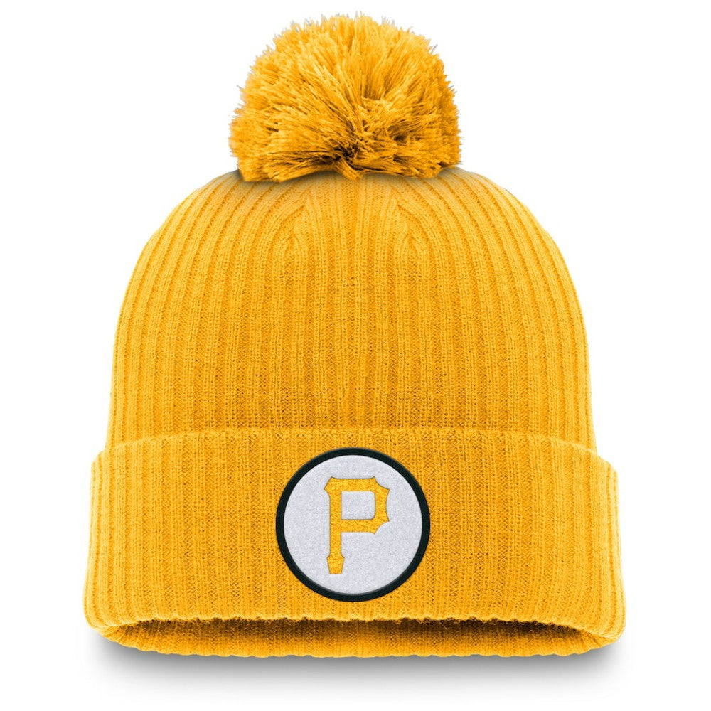 Pittsburgh Pirates Nike Cooperstown Collection Patch Cuffed Knit Hat with Pom Clearance