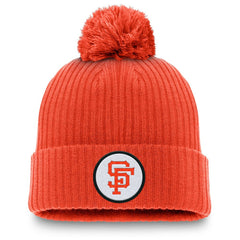 San Francisco Giants Nike Cooperstown Collection Patch Cuffed Knit Hat with Pom Near Me