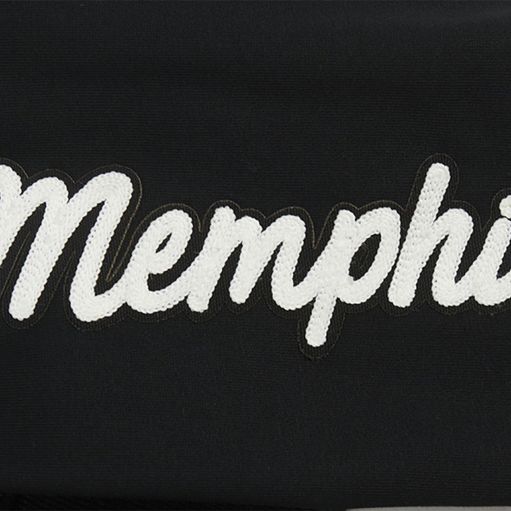 NBA - Memphis Grizzlies Pro Standard Women's Paint The City Cropped Pullover Sweatshirt - Black