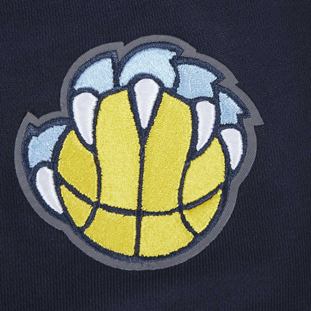 NBA - Memphis Grizzlies Pro Standard Women's Jewels Cropped Pullover Hoodie - Navy