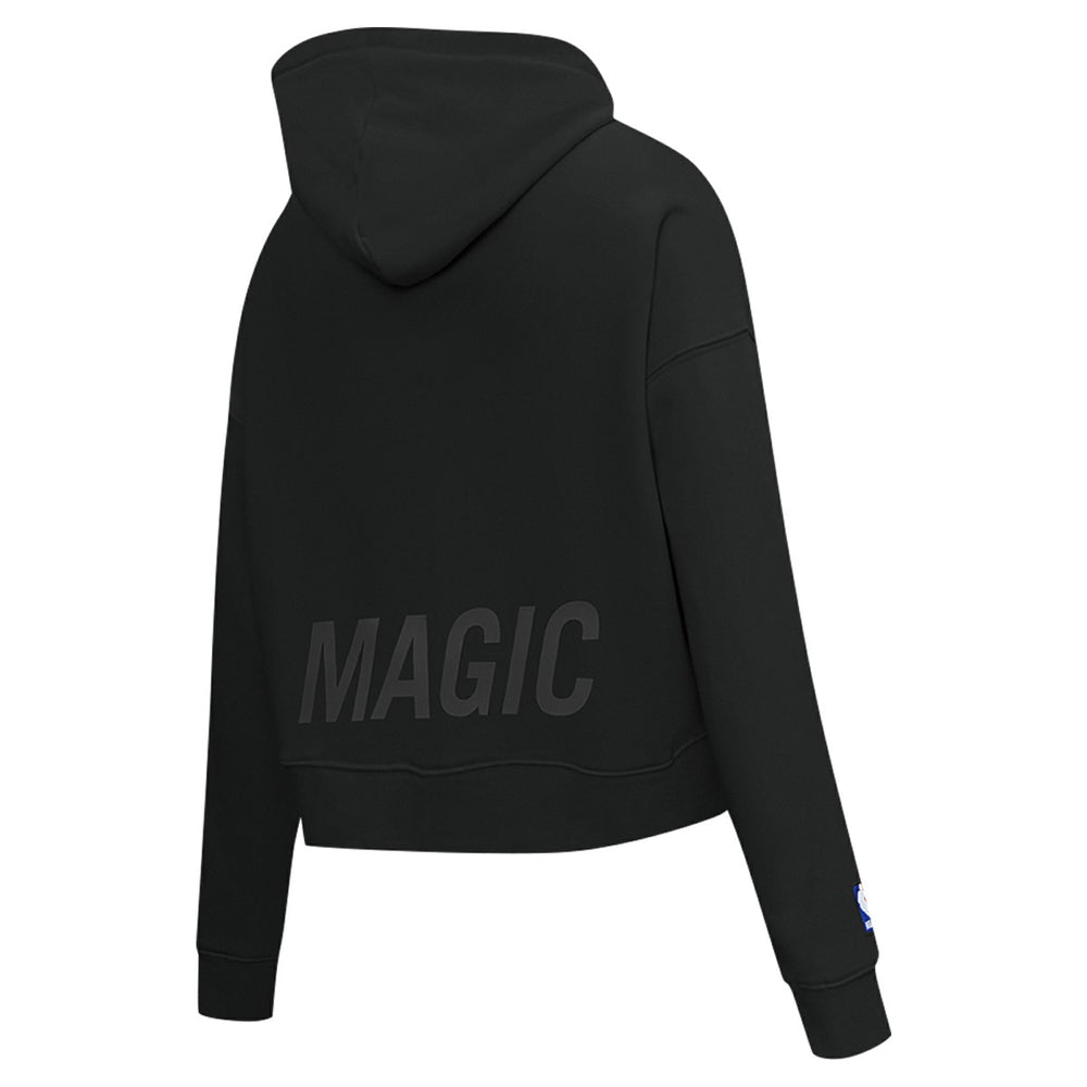 NBA - Orlando Magic Pro Standard Women's Jewels Cropped Pullover Hoodie - Black