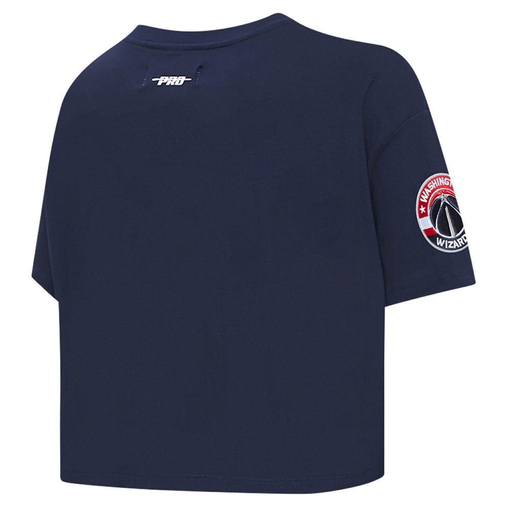 NBA - Washington Wizards Pro Standard Women's Jewels Boxy Cropped T-Shirt - Navy