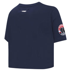 NBA - Washington Wizards Pro Standard Women's Jewels Boxy Cropped T-Shirt - Navy