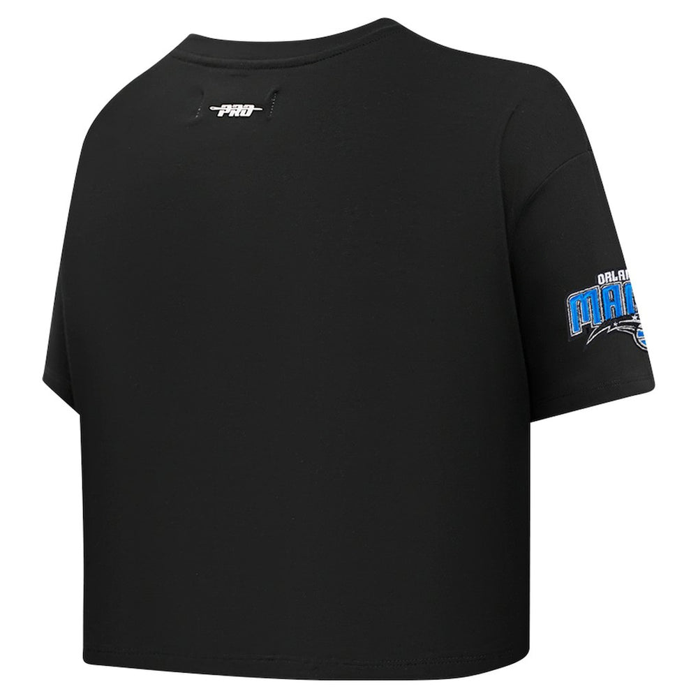 NBA - Orlando Magic Pro Standard Women's Jewels Boxy Cropped T-Shirt - Black