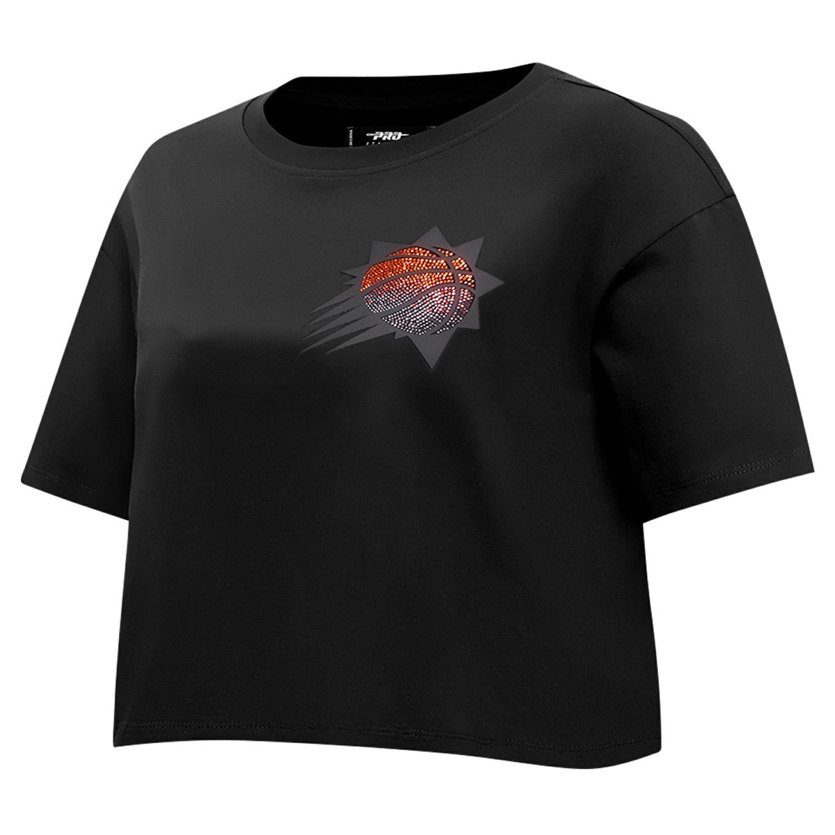 NBA - Phoenix Suns Pro Standard Women's Jewels Boxy Cropped T-Shirt - Black