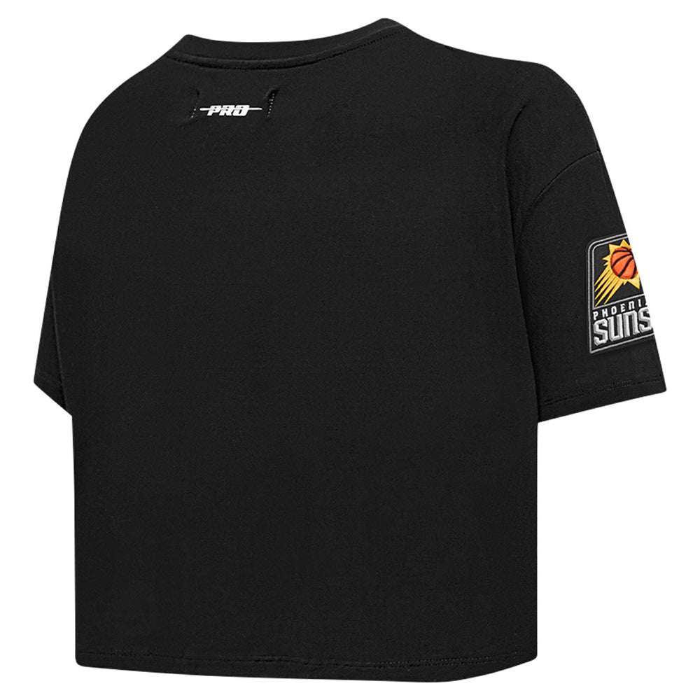 NBA - Phoenix Suns Pro Standard Women's Jewels Boxy Cropped T-Shirt - Black