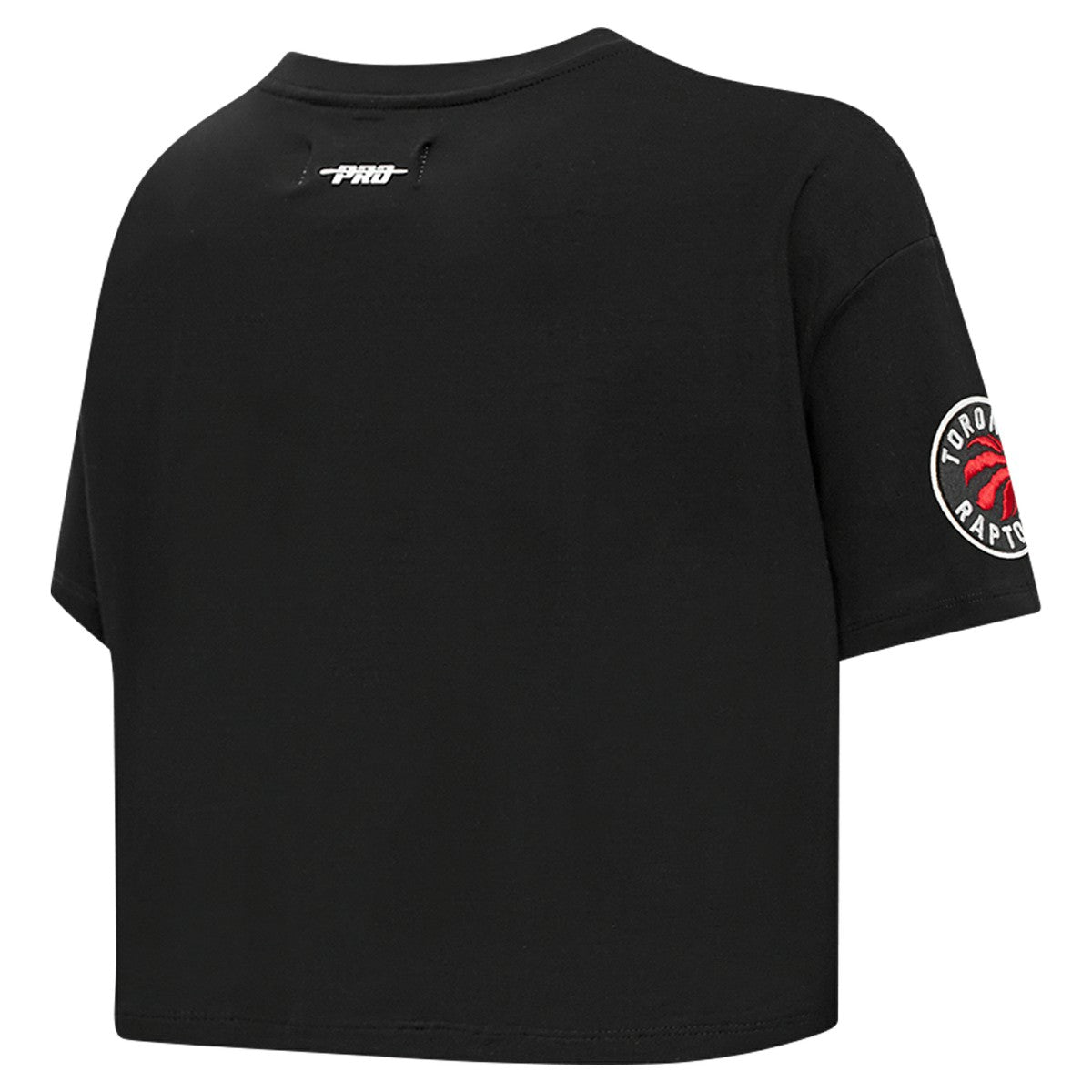 NBA - Toronto Raptors Pro Standard Women's Jewels Boxy Cropped T-Shirt - Black
