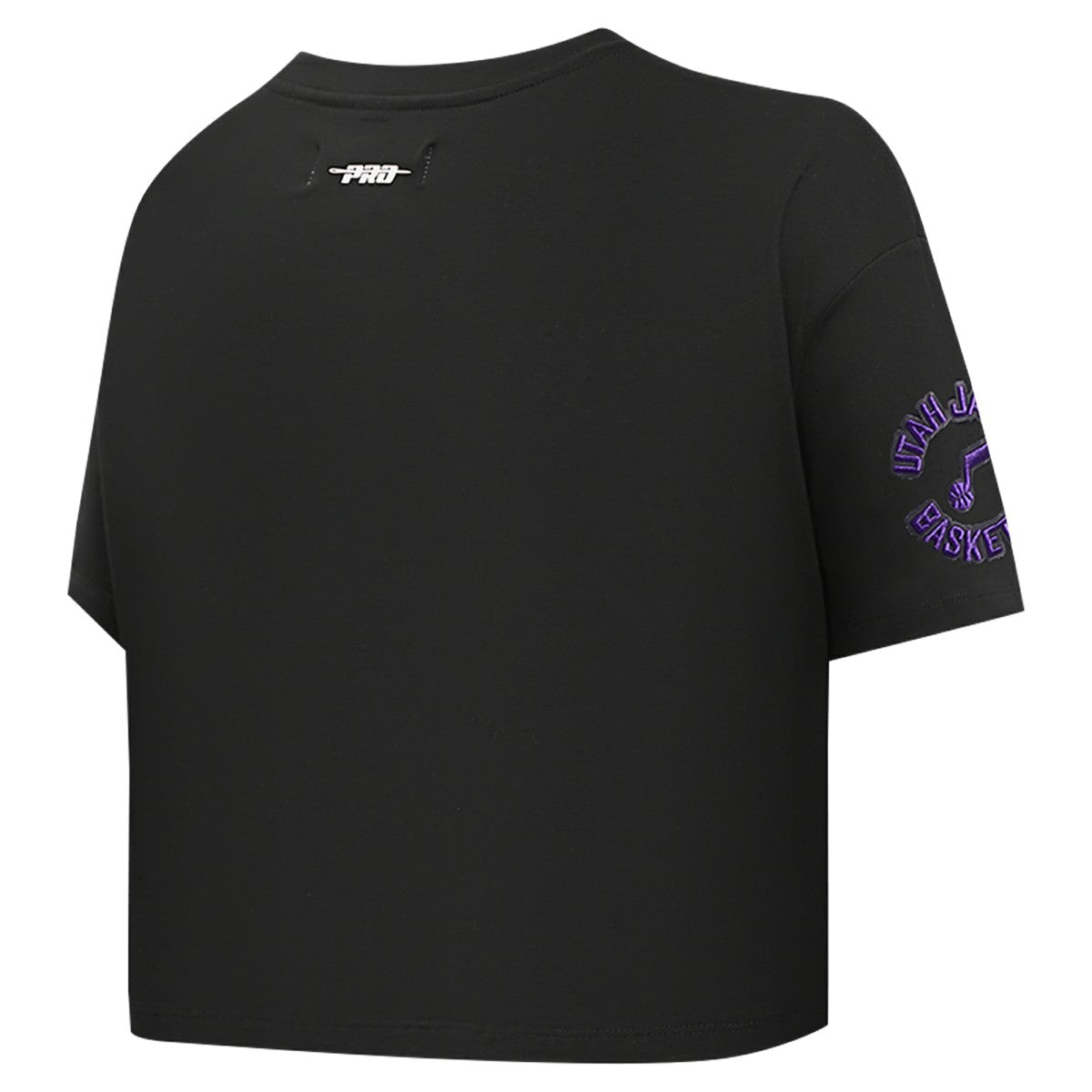 NBA - Utah Jazz Pro Standard Women's Jewels Boxy Cropped T-Shirt - Black
