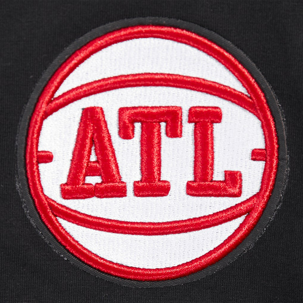 NBA - Atlanta Hawks Pro Standard Women's Jewels Boxy Cropped T-Shirt - Black