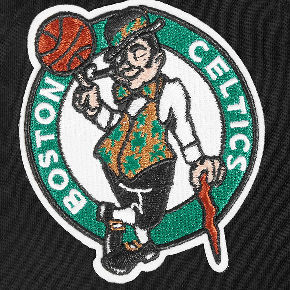 NBA - Boston Celtics Pro Standard Women's Jewels Boxy Cropped T-Shirt - Black