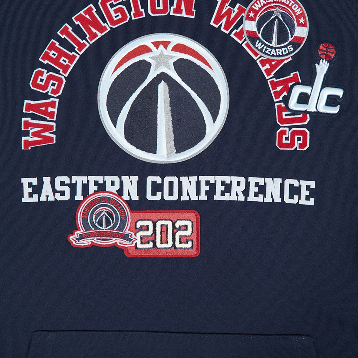NBA - Washington Wizards Pro Standard Area Code Pullover Hoodie - Navy