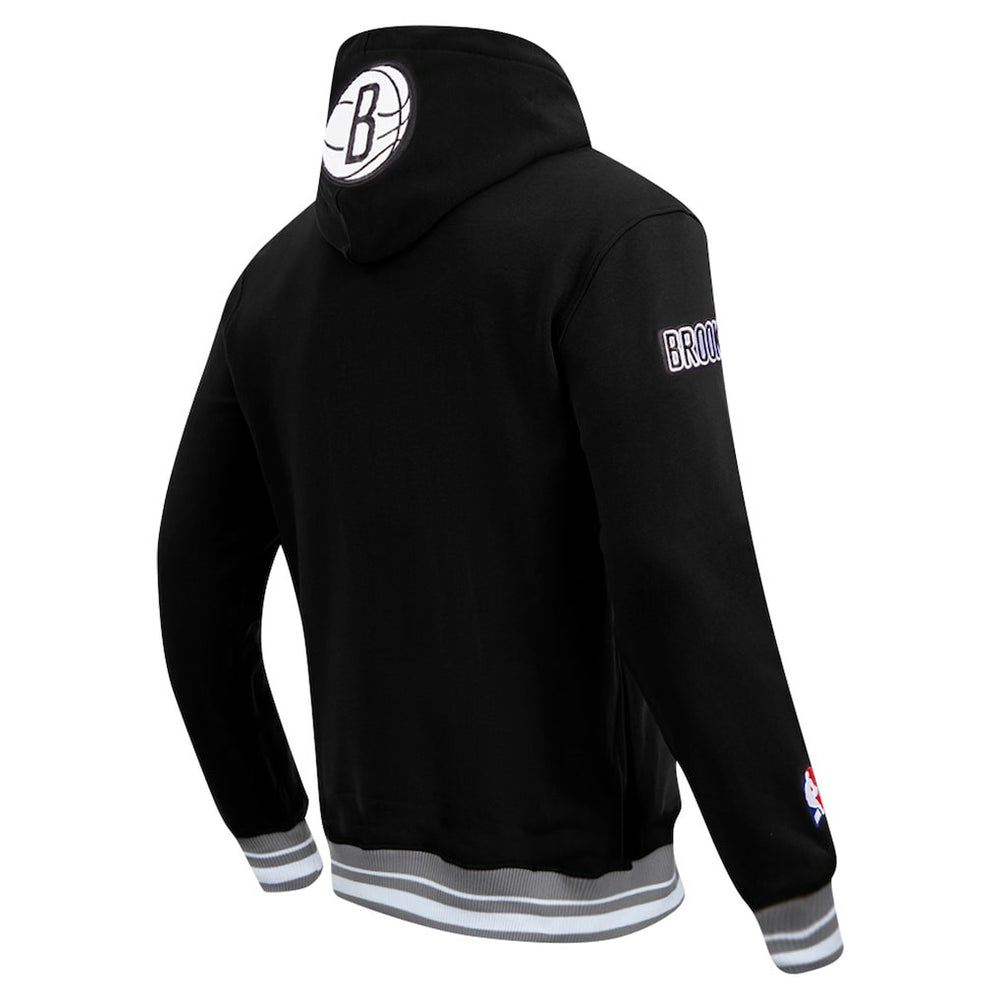 NBA - Brooklyn Nets Pro Standard Area Code Pullover Hoodie - Black